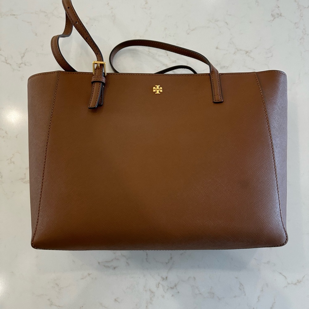 Tory Burch Brown Leather Tote